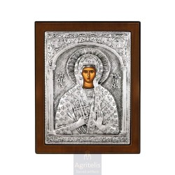 Silver Icon, Agritelis Sacred Artifacts, ieraskevi.com,  Virgin Mary the Expectant 23 x 17cm