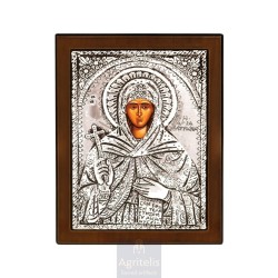 Silver Icon, Agritelis Sacred Artifacts, ieraskevi.com,  Virgin Mary the Expectant 23 x 17cm