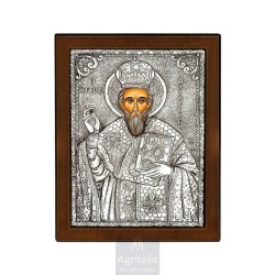 Silver Icon, Agritelis Sacred Artifacts, ieraskevi.com,  Virgin Mary the Expectant 23 x 17cm