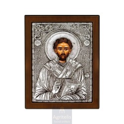 Silver Icon, Agritelis Sacred Artifacts, ieraskevi.com,  Virgin Mary the Expectant 23 x 17cm