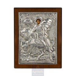 Silver Icon, Agritelis Sacred Artifacts, ieraskevi.com,  Virgin Mary the Expectant 23 x 17cm