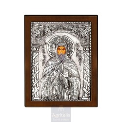 Silver Icon, Agritelis Sacred Artifacts, ieraskevi.com,  Virgin Mary the Expectant 23 x 17cm