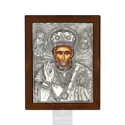 Silver Icon, Agritelis Sacred Artifacts, ieraskevi.com,  Virgin Mary the Expectant 23 x 17cm