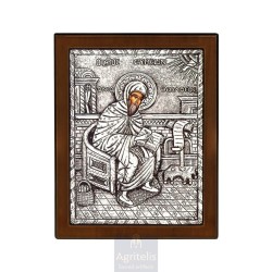 Silver Icon, Agritelis Sacred Artifacts, ieraskevi.com,  Virgin Mary the Expectant 23 x 17cm