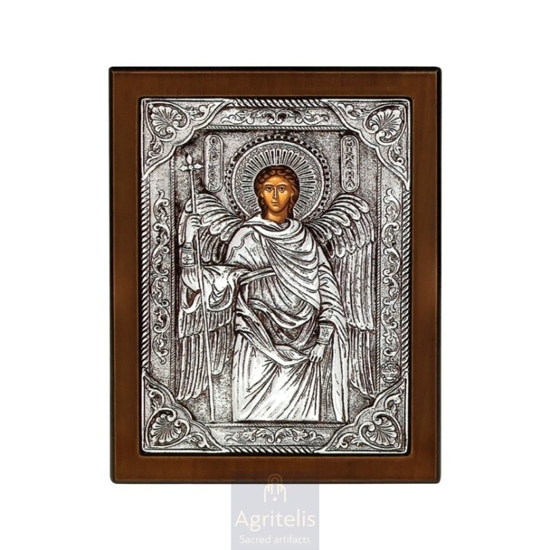 Silver Icon, Agritelis Sacred Artifacts, ieraskevi.com,  Virgin Mary the Expectant 23 x 17cm