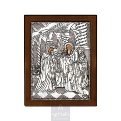 Silver Icon, Agritelis Sacred Artifacts, ieraskevi.com,  Virgin Mary the Expectant 23 x 17cm