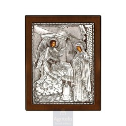 Silver Icon, Agritelis Sacred Artifacts, ieraskevi.com,  Virgin Mary the Expectant 23 x 17cm