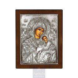 Silver Icon, Agritelis Sacred Artifacts, ieraskevi.com,  Virgin Mary the Expectant 23 x 17cm