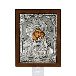 Silver Icon, Agritelis Sacred Artifacts, ieraskevi.com,  Virgin Mary the Expectant 23 x 17cm