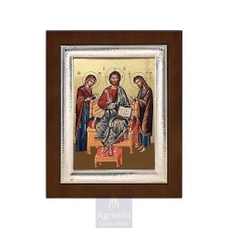 Silver Icon, Agritelis Sacred Artifacts, ieraskevi.com, Intercession 26,5 x 21,5 cm