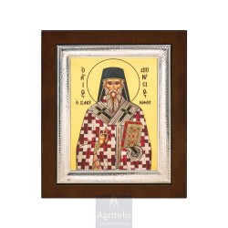 Silver Icon, Agritelis Sacred Artifacts, ieraskevi.com, Saint Demetrius 26,5 x 21,5 cm