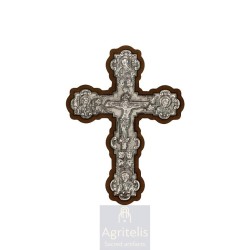 Silver Icon, Agritelis Sacred Artifacts, ieraskevi.com, CROSS DIMENSION 26 X 19