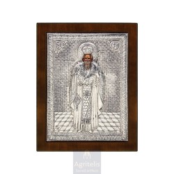 Silver Icon, Agritelis Sacred Artifacts, ieraskevi.com, Saint Alexander 24 x 19cm