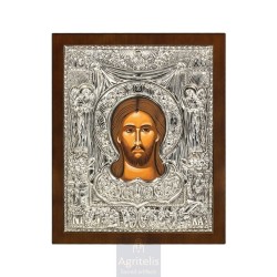 Silver Icon, Agritelis Sacred Artifacts, ieraskevi.com, THE HANDKERCHIEF OF CHRIST 31 x 25 cm