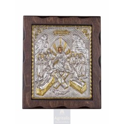 Silver Icon, Agritelis Sacred Artifacts, ieraskevi.com, The Resurrection 29.5 x 24.5 cm