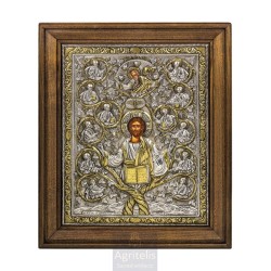 Silver Icon, Agritelis Sacred Artifacts, ieraskevi.com, The Vine 48 x 40 cm