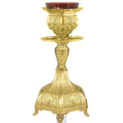 Gold Plated Altar Vigil Oil, Orthodox Supplies, Church Supplies