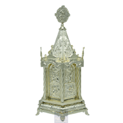 Enameled Tabernacle Brass Gold Plated