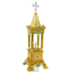 Tabernacle, Gold Plated Tabernacle, Enameled Tabernacle, Agritelis, Church Supplies, ieraskevi.com