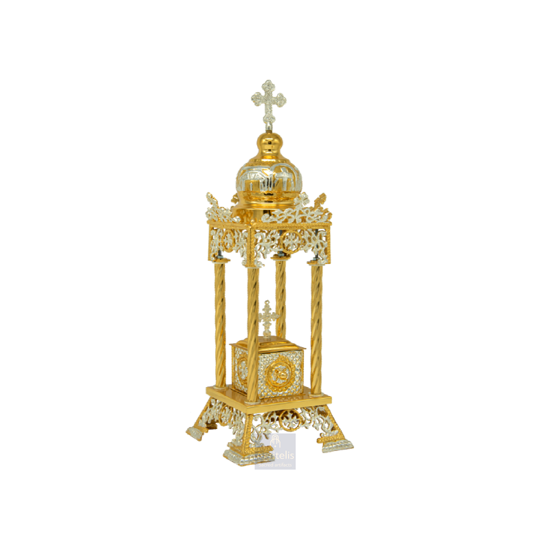 Tabernacle, Gold Plated Tabernacle, Enameled Tabernacle, Agritelis, Church Supplies, ieraskevi.com