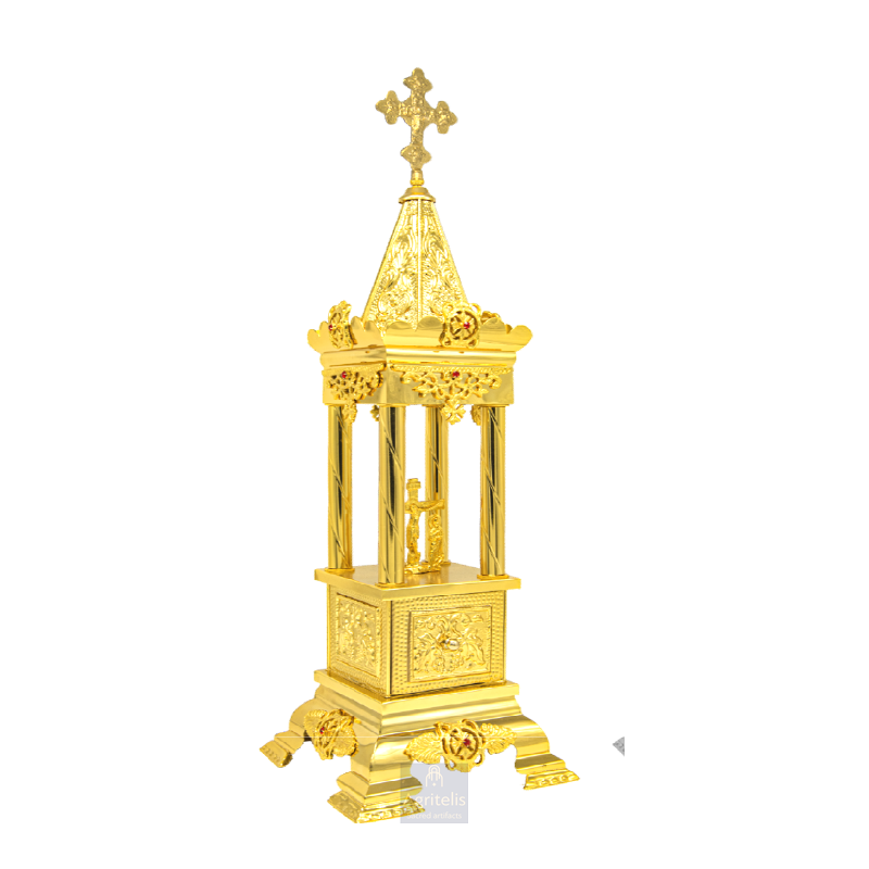 Tabernacle, Gold Plated Tabernacle, brass Tabernacle, Agritelis, Church Supplies, ieraskevi.com