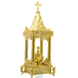 Tabernacle, Gold Plated Tabernacle, brass Tabernacle, Agritelis, Church Supplies, ieraskevi.com