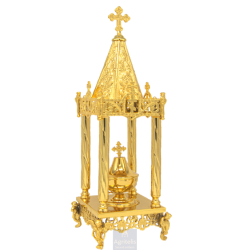 Tabernacle, Gold Plated Tabernacle, brass Tabernacle, Agritelis, Church Supplies, ieraskevi.com