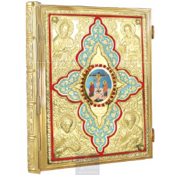 Enameled Tabernacle Brass Gold Plated