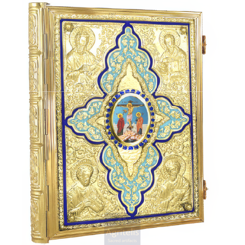 Gospel, Gold Plated Gospel, Enameled Gospel, Agritelis, Church Supplies, ieraskevi.com