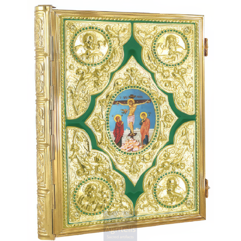 Enameled Tabernacle Brass Gold Plated