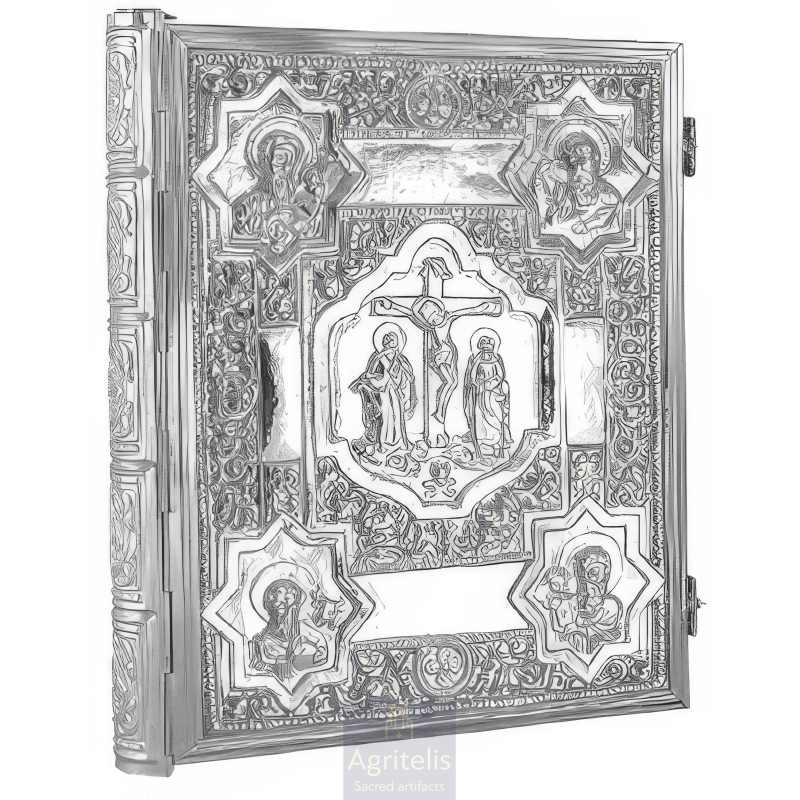 Gospel, Silver Plated Gospel, Agritelis, Church Supplies, ieraskevi.com