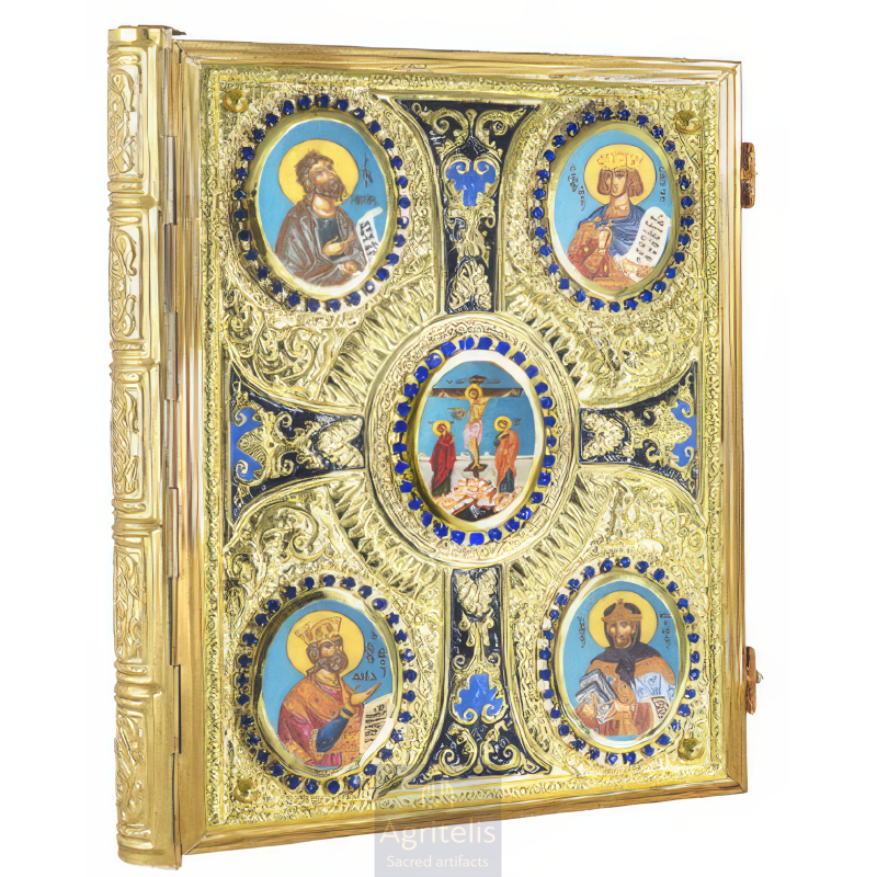 Gospel, Gold Plated Gospel, Enameled Gospel, Agritelis, Church Supplies, ieraskevi.com