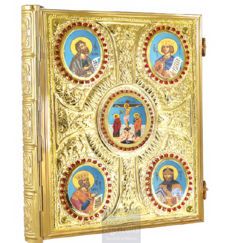 Gospel, Gold Plated Gospel, Enameled Gospel, Agritelis, Church Supplies, ieraskevi.com