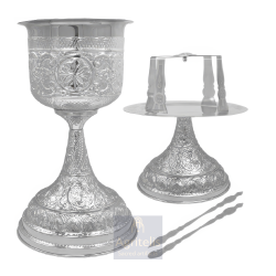 Chalice set, Gold Plated Chalice, Enameled Chalice, Agritelis, Church Supplies, ieraskevi.com