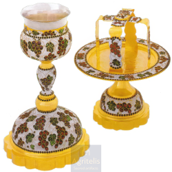 Chalice Set enameled, Agritelis, ieraskevi.com