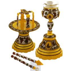 Chalice Set enameled, Agritelis, ieraskevi.com