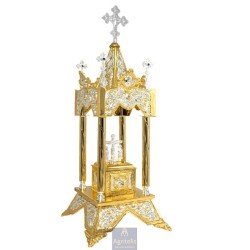 Tabernacle Silver and Gold Plated , Greek Orthodox