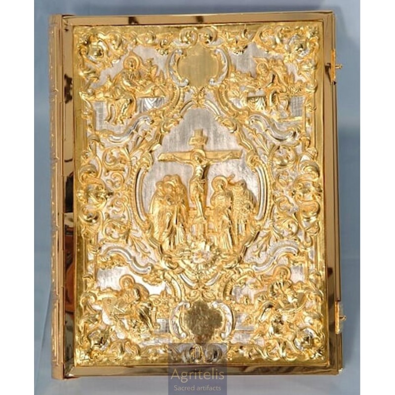 Christian Orthodox Gospel  Gold Plated  , Brass, Handmade