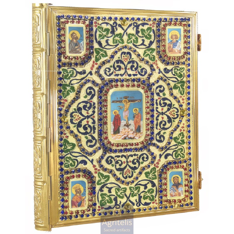 Enameled Tabernacle Brass Gold Plated