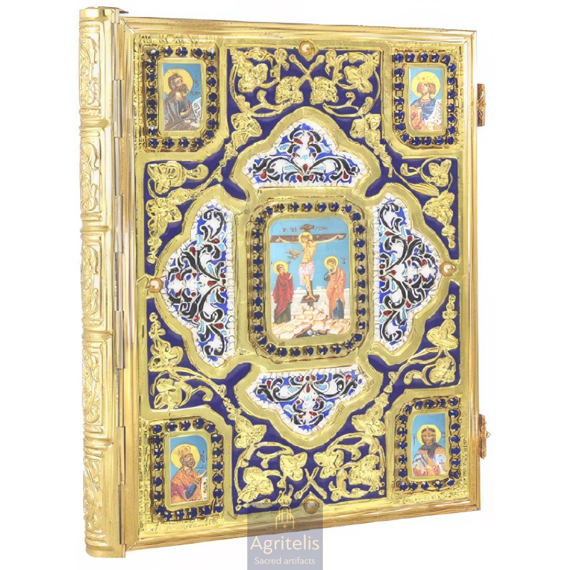 Enameled Tabernacle Brass Gold Plated