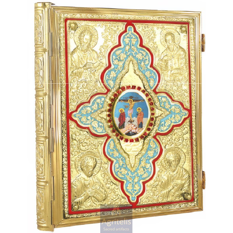 Enameled Tabernacle Brass Gold Plated