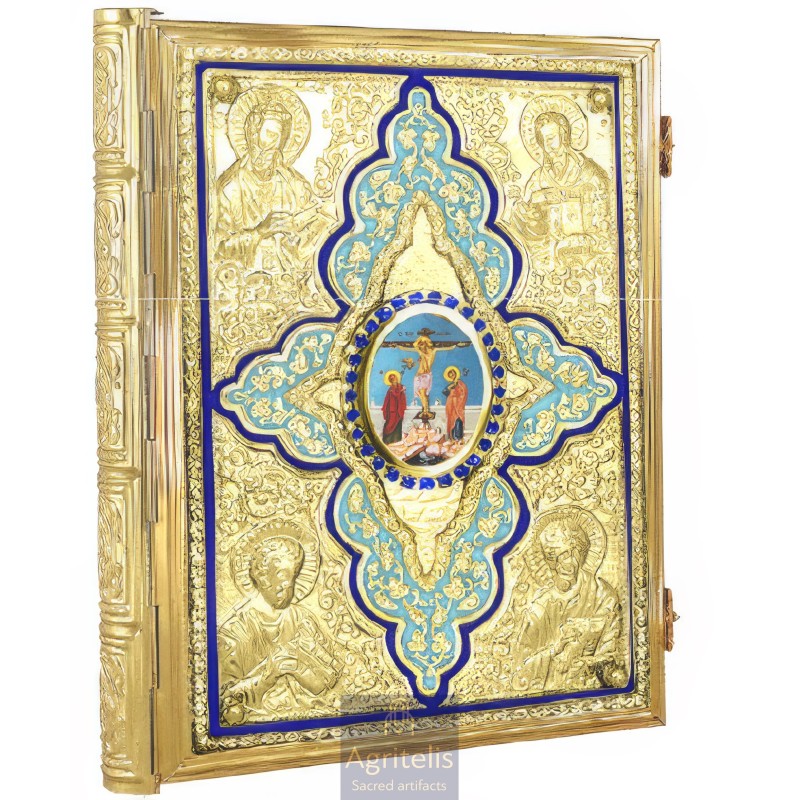 Enameled Tabernacle Brass Gold Plated