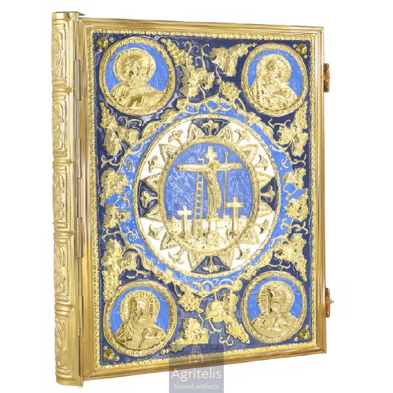 Enameled Tabernacle Brass Gold Plated