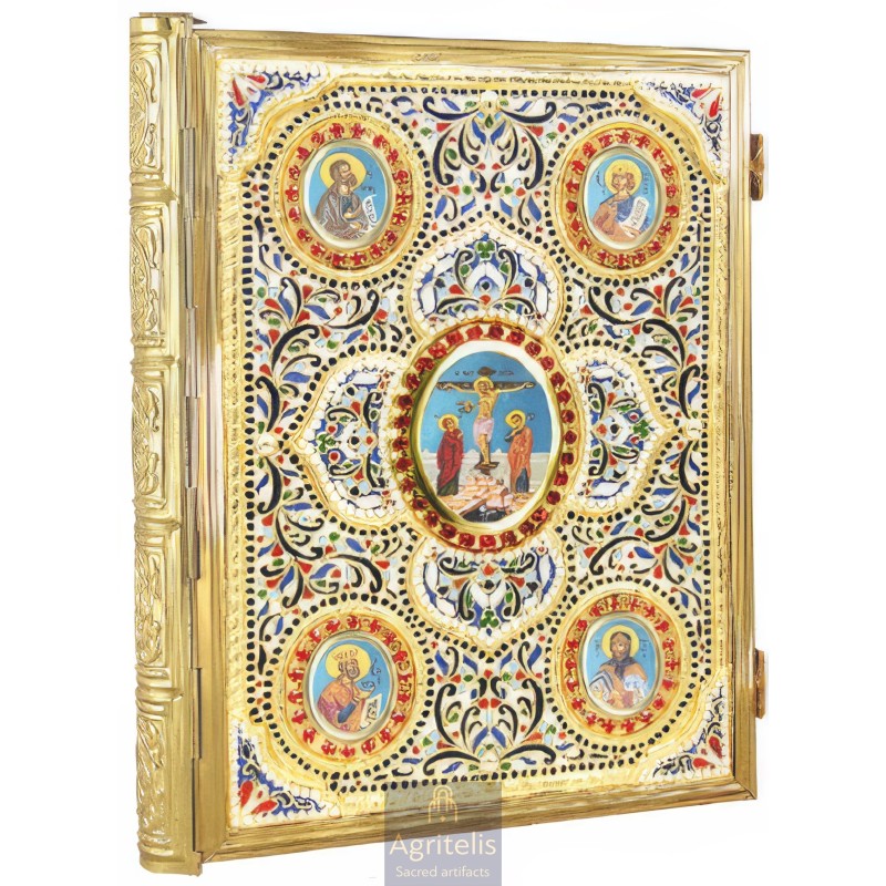 Enameled Tabernacle Brass Gold Plated