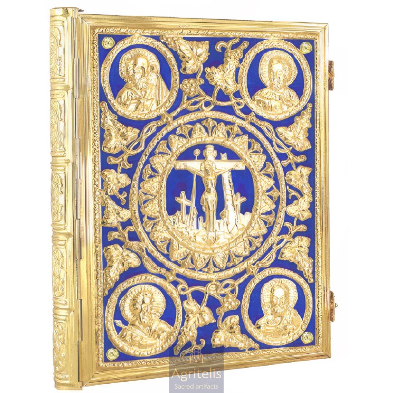 Enameled Tabernacle Brass Gold Plated