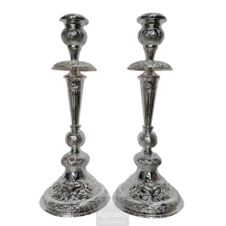 Candlestick Altar Gold plated Enameled