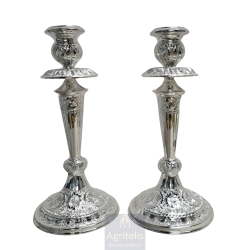 Candlestick Altar Gold plated Enameled