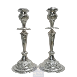 Candlestick Altar Gold plated Enameled