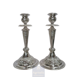 Candlestick Altar Gold plated Enameled