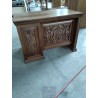 A beautifully crafted priest's desk made from solid linden wood. Perfect for a church office or study.